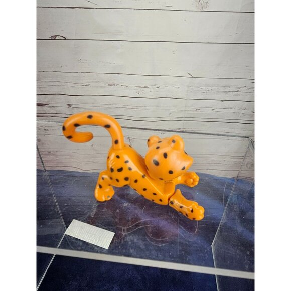 1993 Kenner Littlest Pet Shop Cheetah Cat Figure Toy Orange Original Authentic V - Picture 7 of 8